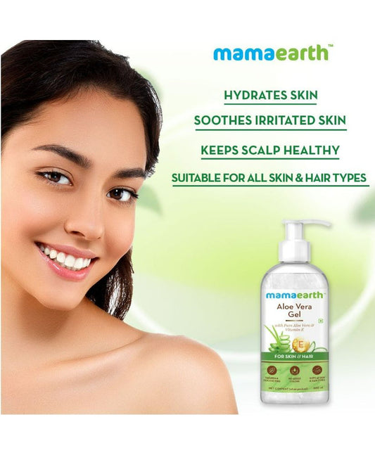 Mamaearth Aloe Vera Gel For Skin & Hair - 300 ml