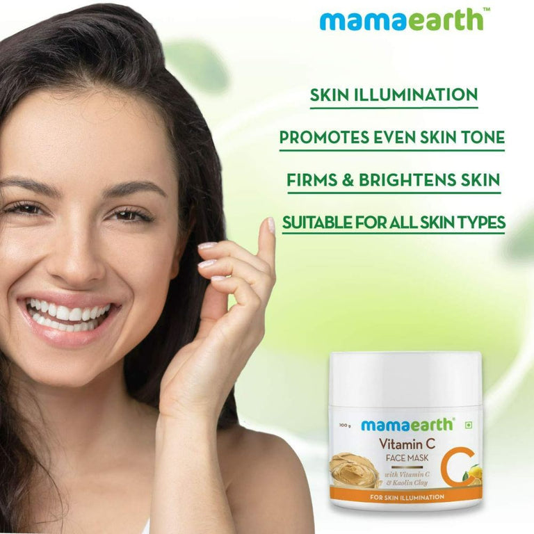 Mamaearth Vitamin C Face Mask For Skin Illumination - 100 gm