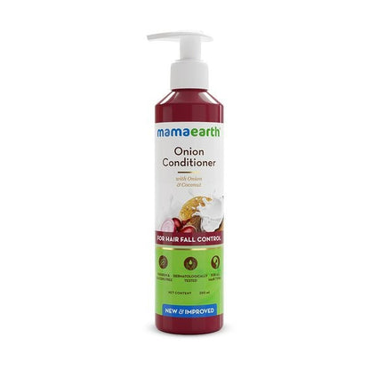 Mamaearth Onion Shampoo & Onion Conditioner For Hair Fall Control - (250 ml + 250 ml) Combo