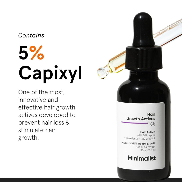 Minimalist Hair Growth Actives 18% - 30 ml - Pack of 1