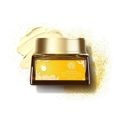 Forest Essentials Soundarya Radiance Cream With 24K Gold & SPF30 - 15 gm