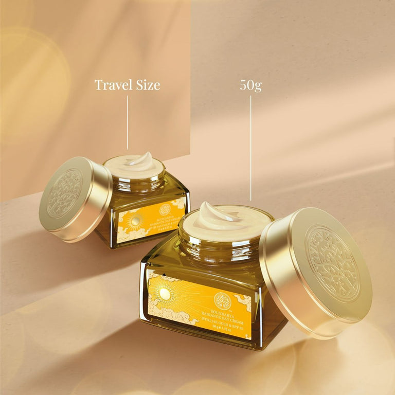 Forest Essentials Soundarya Radiance Cream With 24K Gold & SPF30 - 15 gm