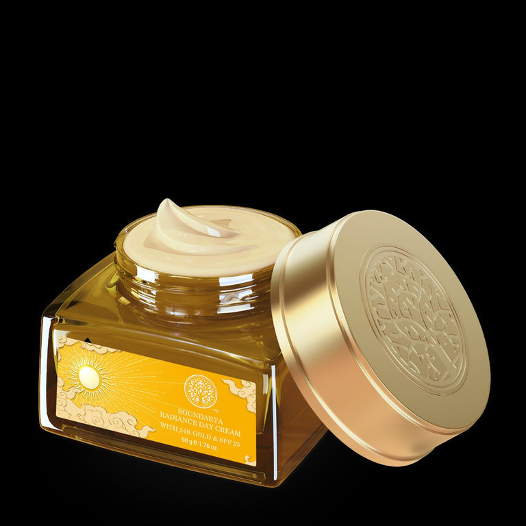 Forest Essentials Soundarya Radiance Cream With 24K Gold & SPF30 - 15 gm