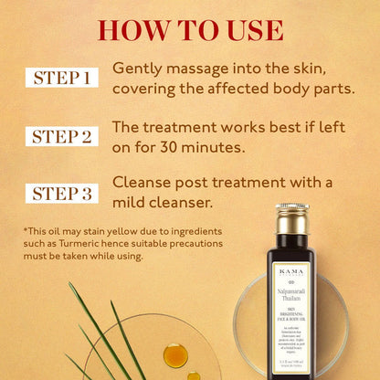 Kama Ayurveda Nalpamaradi Thailam Skin Brightening Treatment - 100 ml