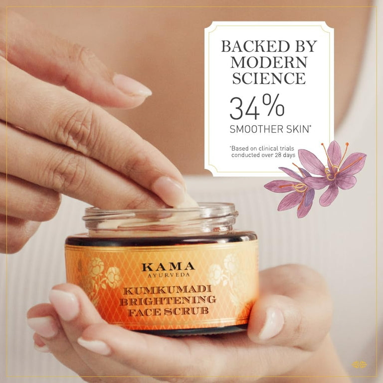 Kumkumadi Youth-Clarifying Mask-Scrub, 2 in 1 Mask Scrub - 50 gm