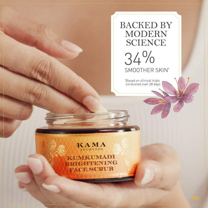 Kumkumadi Youth-Clarifying Mask-Scrub, 2 in 1 Mask Scrub - 50 gm