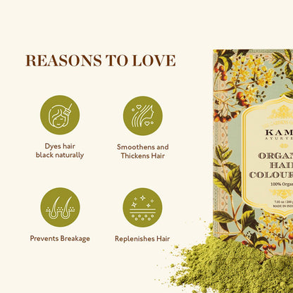 Kama Ayurveda Organic Hair Color Kit - Kit