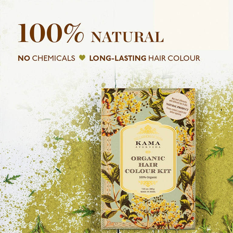 Kama Ayurveda Organic Hair Color Kit - Kit