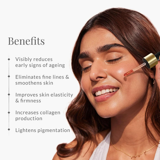 Forest Essentials Advanced Soundarya Age Defying Facial Serum With 24K Gold - 30 ml