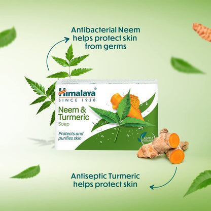Himalaya Herbals Neem and Turmeric Soap - 75 gm - Pack of 1