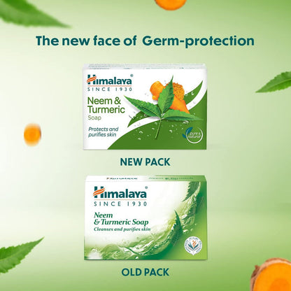 Himalaya Herbals Neem and Turmeric Soap - 75 gm - Pack of 1
