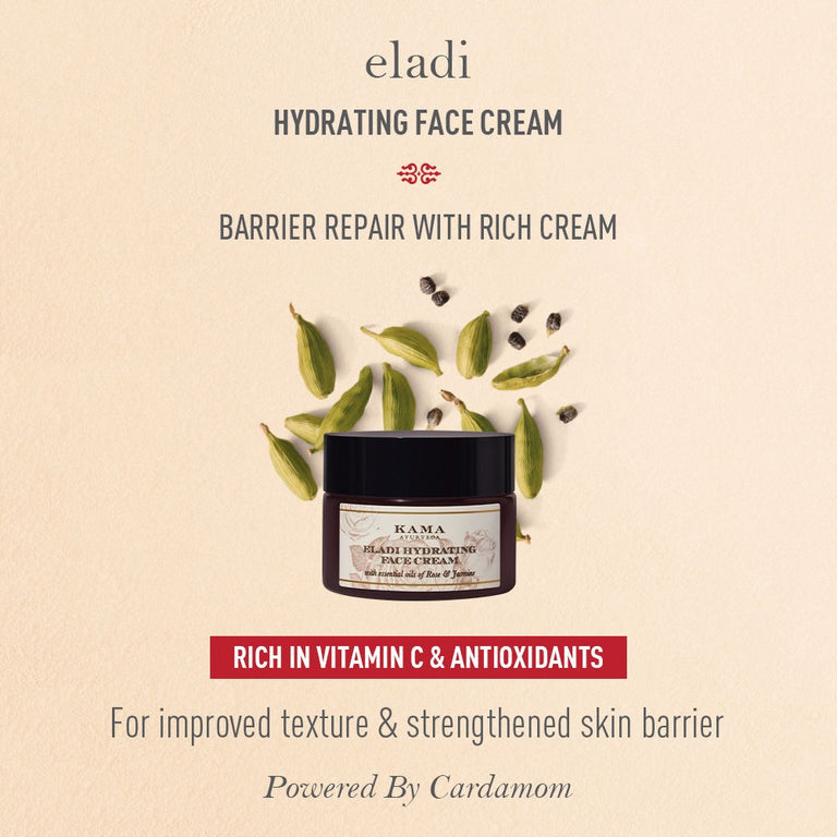 Kama Ayurveda Eladi Hydrating Ayurvedic Face Cream 50gm - 50 gm