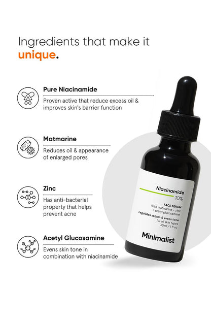 Minimalist 10% Niacinamide Face Serum - 30 ml