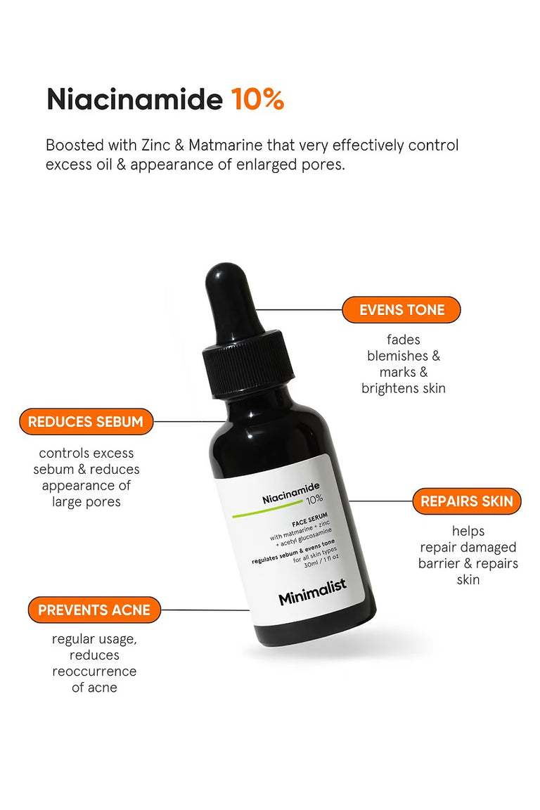 Minimalist 10% Niacinamide Face Serum - 30 ml