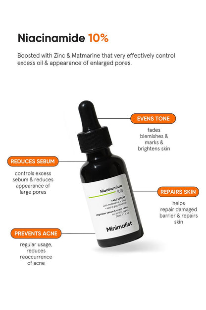 Minimalist 10% Niacinamide Face Serum - 30 ml