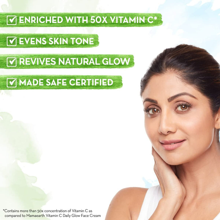 Mamaearth Vitamin C Daily Glow Face Serum - 10 ml