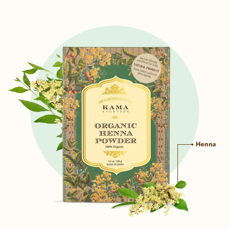 Kama Ayurveda Organic Henna Powder 100gm - 100 gm