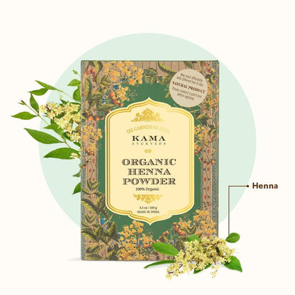 Kama Ayurveda Organic Henna Powder 100gm - 100 gm