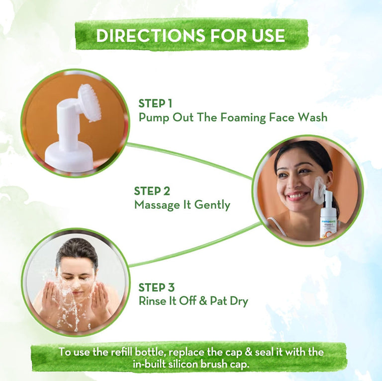 Mamaearth Vitamin C Foaming Face Wash - 150 ml