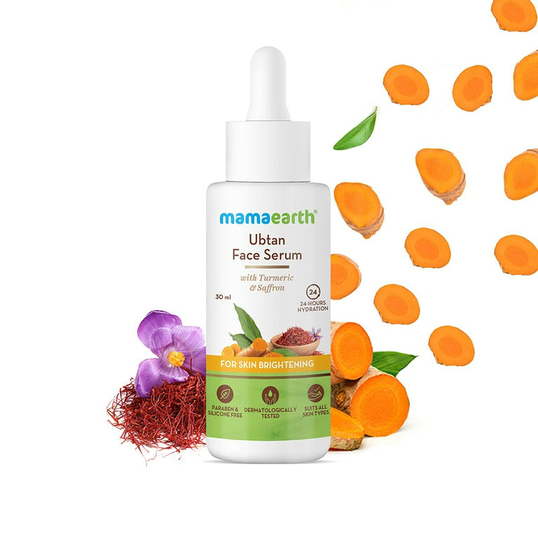 Mamaearth Ubtan Face Serum For Skin Brightening - 30 ml