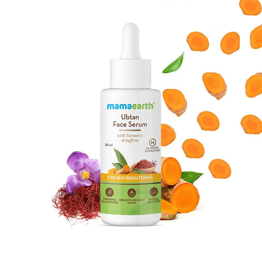 Mamaearth Ubtan Face Serum For Skin Brightening - 30 ml