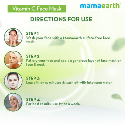 Mamaearth Vitamin C Face Mask For Skin Illumination - 100 gm