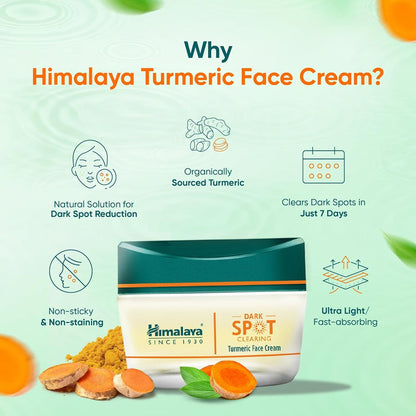 Himalaya Dark Spot Clearing Turmeric Face Cream - 50 gm