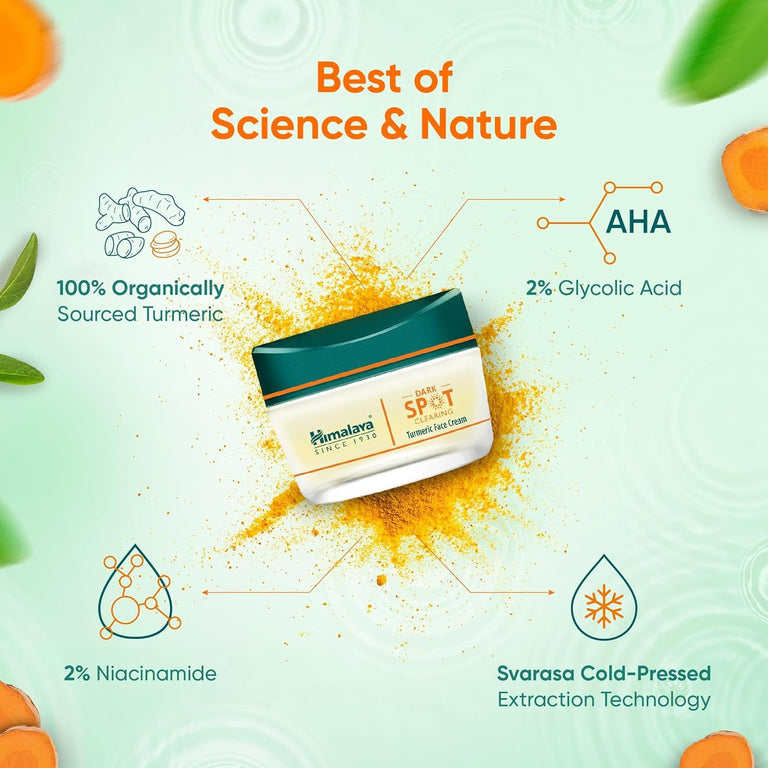 Himalaya Dark Spot Clearing Turmeric Face Cream - 50 gm