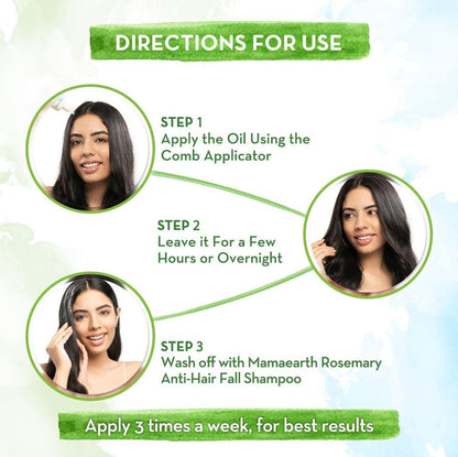 Mamaearth Rosemary Hair Growth Oil with Rosemary & Methi Dana - 150 ml