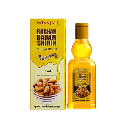 Patanjali Badam Roghan Shirin - 60 ml - Pack of 1
