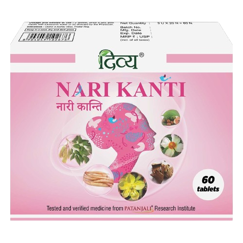 Patanjali Divya Nari Kanti Tablets - 60 tabs
