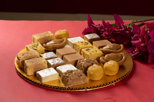 Pulla Reddy Assorted Sweets | Pure Ghee Assorted Sweets for Gifting | Pulla Reddy Assorted Ghee Indian Sweets - 450 gm