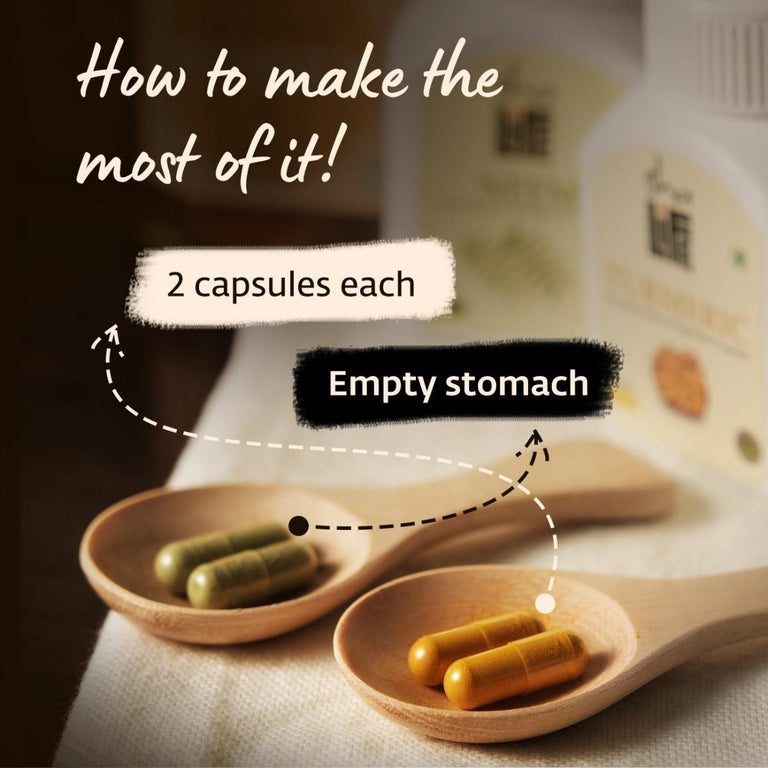 Isha Life Neem and Turmeric Capsules - 100 caps - Pack of 1