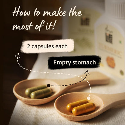 Isha Life Neem and Turmeric Capsules - 100 caps - Pack of 1