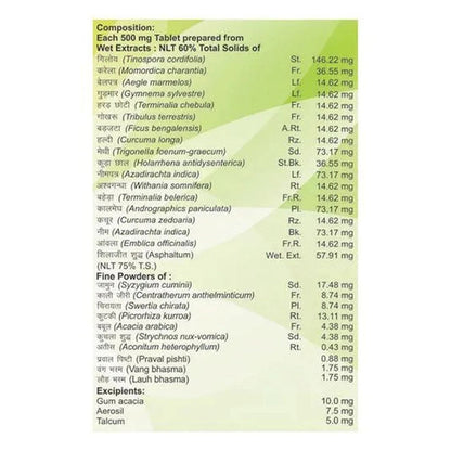 Patanjali Divya Madhunashini Vati Extra Power - 120 tabs - Pack of 1