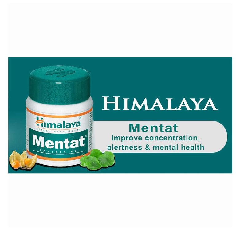 Himalaya Herbals Mentat Tablets - 60 tabs - Pack of 1