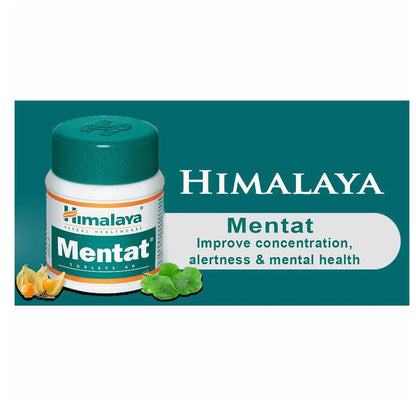 Himalaya Herbals Mentat Tablets - 60 tabs - Pack of 1