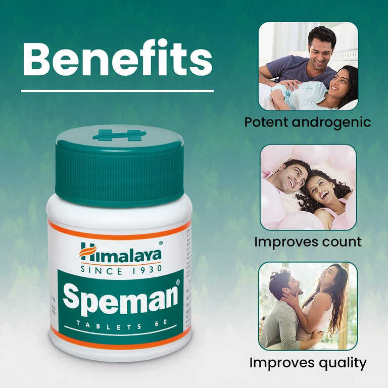 Himalaya Speman Tablets - 60 tabs - Pack of 1