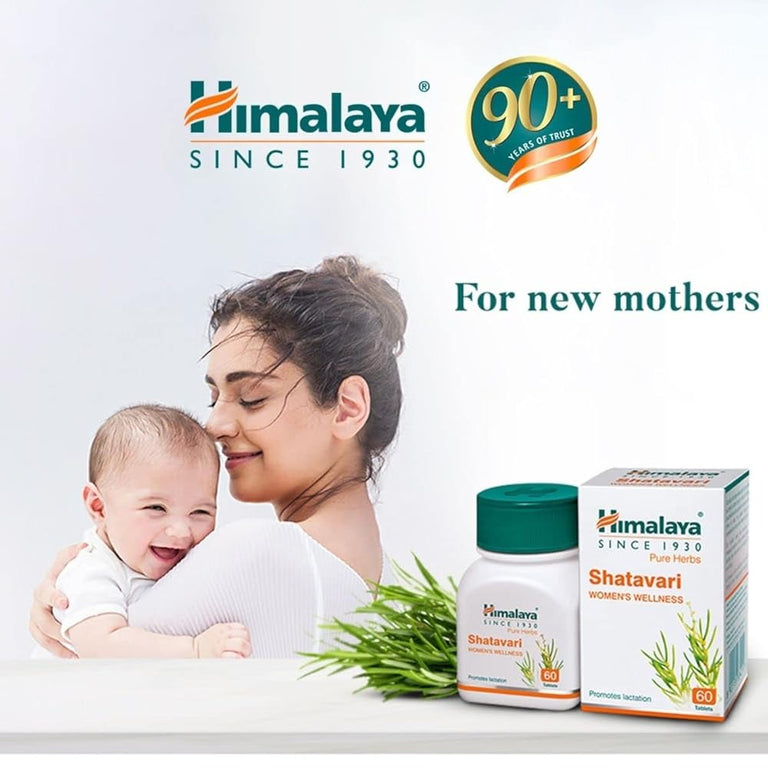 Himalaya Herbals - Shatavari Women's Wellness - Pack of 1 - 60 tabs