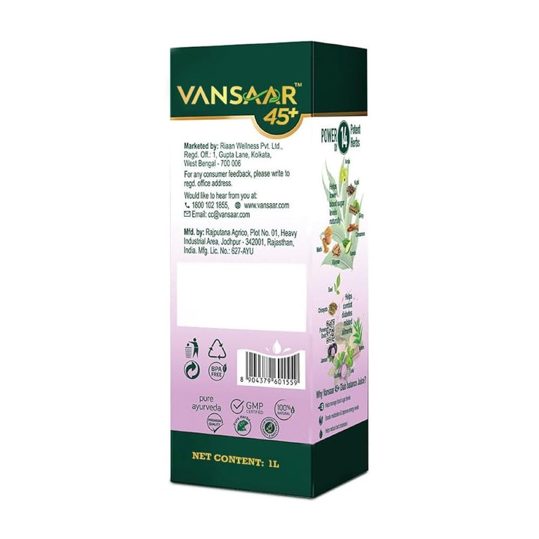 Vansaar 45+ Diab Balance Juice - 1 L