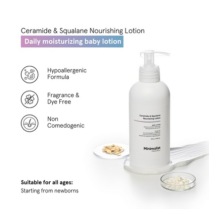 Minimalist Ceramide & Squalane Nourishing Baby Lotion - 300 gm