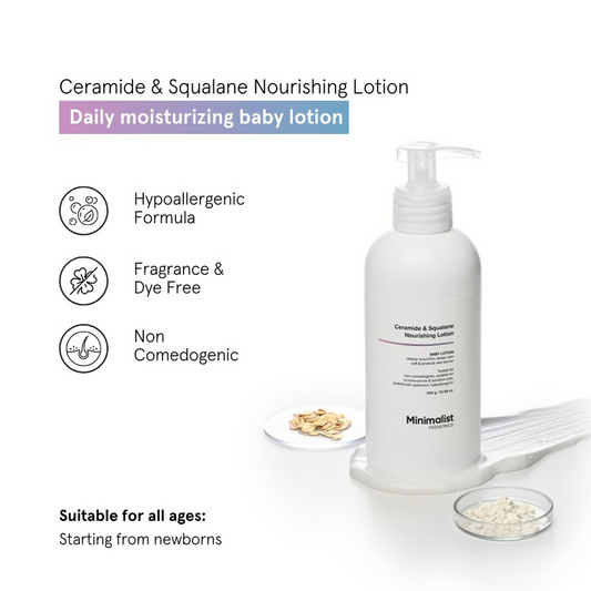 Minimalist Ceramide & Squalane Nourishing Baby Lotion - 300 gm