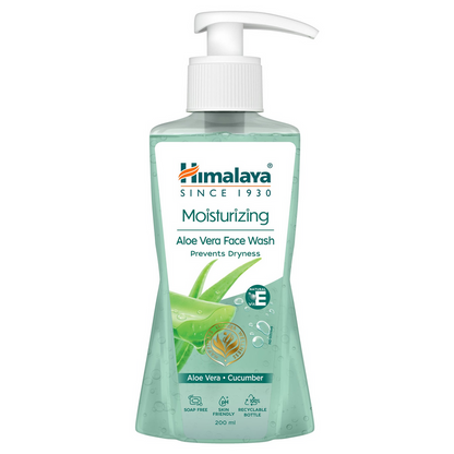 Himalaya Herbals Moisturizing Aloe Vera Face Wash - 50 ml