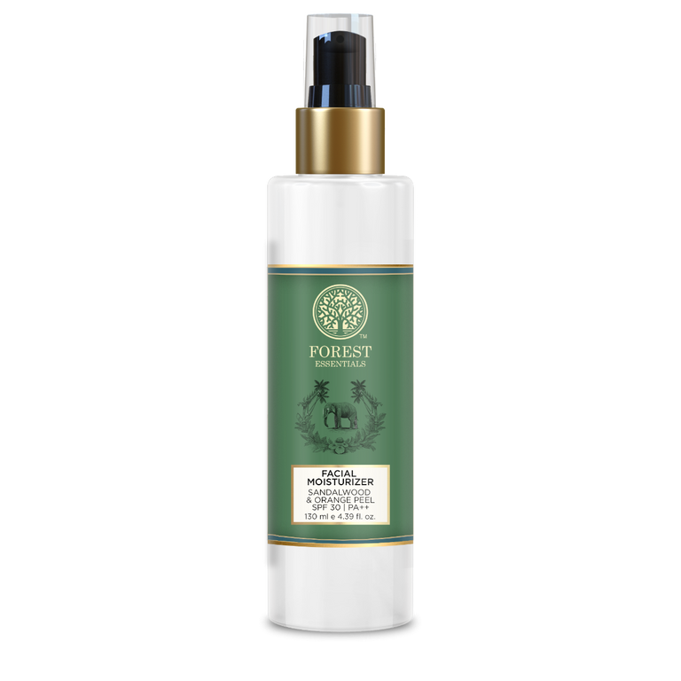 Forest Essentials Hydrating Facial Moisturizer Sandalwood & Orange Peel With SPF 30, PA ++ - 130 ml
