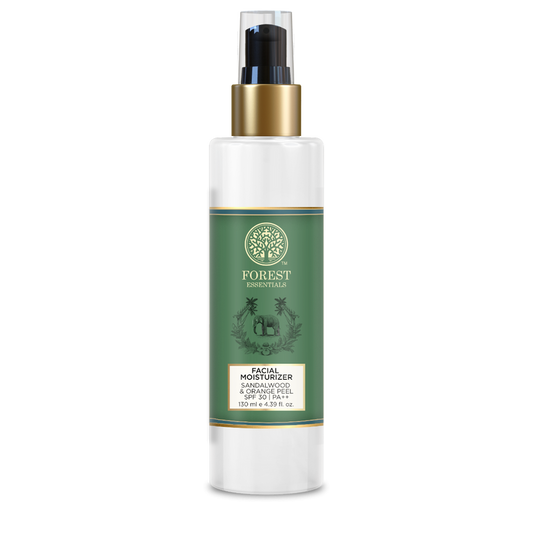 Forest Essentials Hydrating Facial Moisturizer Sandalwood & Orange Peel With SPF 30, PA ++ - 130 ml