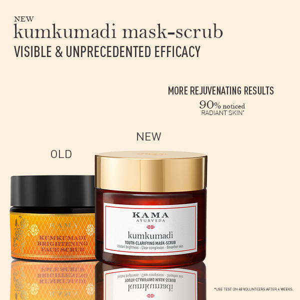 Kumkumadi Youth-Clarifying Mask-Scrub, 2 in 1 Mask Scrub - 50 gm