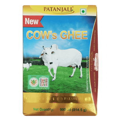Patanjali Cow's Ghee | Desi Ghee, Aiding Digestion, and Boosting Energy - 200 ml - Pack of 1