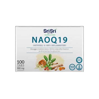 Sri Sri Tattva NAOQ19 Antiviral & Anti Inflammatory Tablets - 100 tabs - Pack of 1