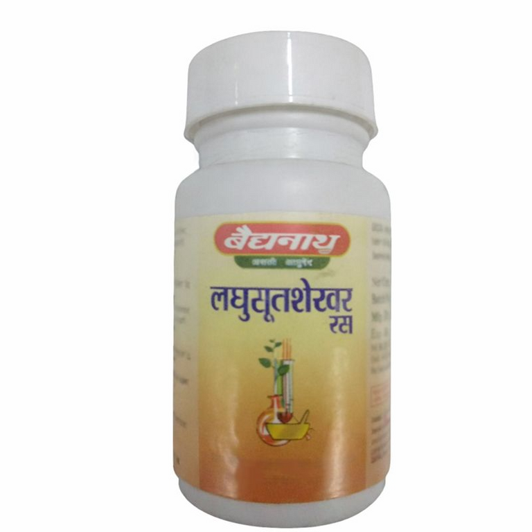 Baidyanath Laghu Sutshekhar Tablets - 40 tabs (North Packing)