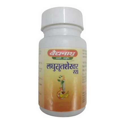 Baidyanath Laghu Sutshekhar Tablets - 40 tabs (North Packing)